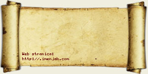 Tatjana Ivanović vizit kartica